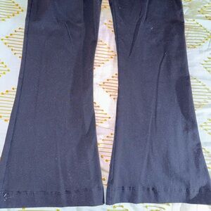 Women's Black Flared Leggings